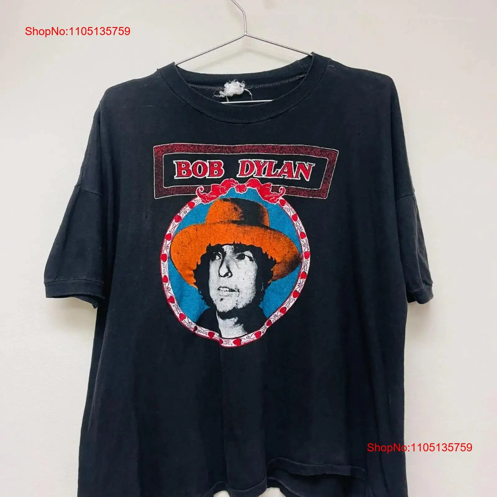 Men'S Fashion 70S - Vintage Bob Dylan T Shirt 1970s