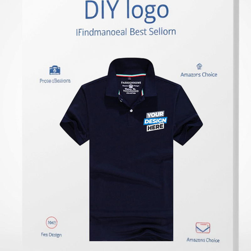 Men'S Fashion Polo - Top Quality Summer Short Sleeve Solid