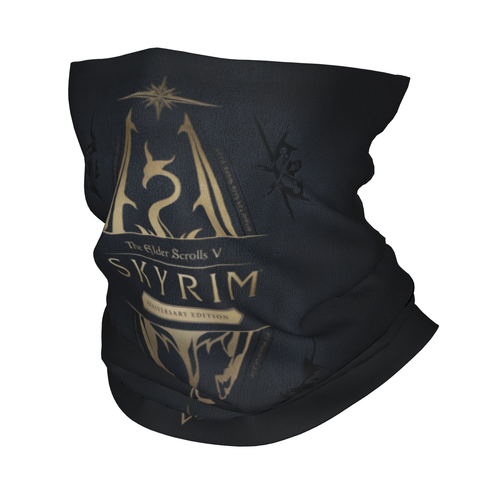 Men'S Fashion Logo - Custom Skyrim Logo Bandana Winter Neck