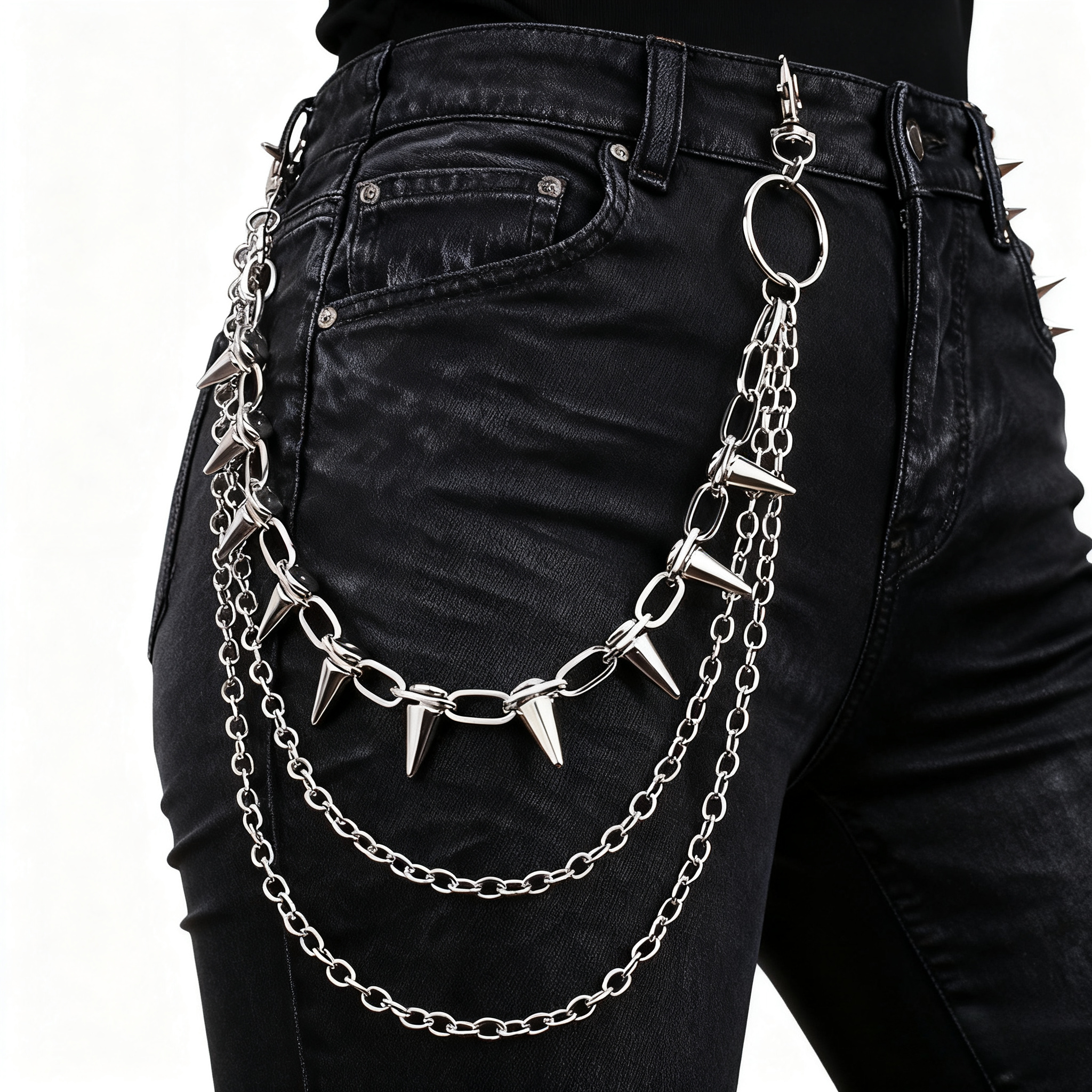 Men'S Fashion Rings - Unisex Hip Hop Punk Rock Metal