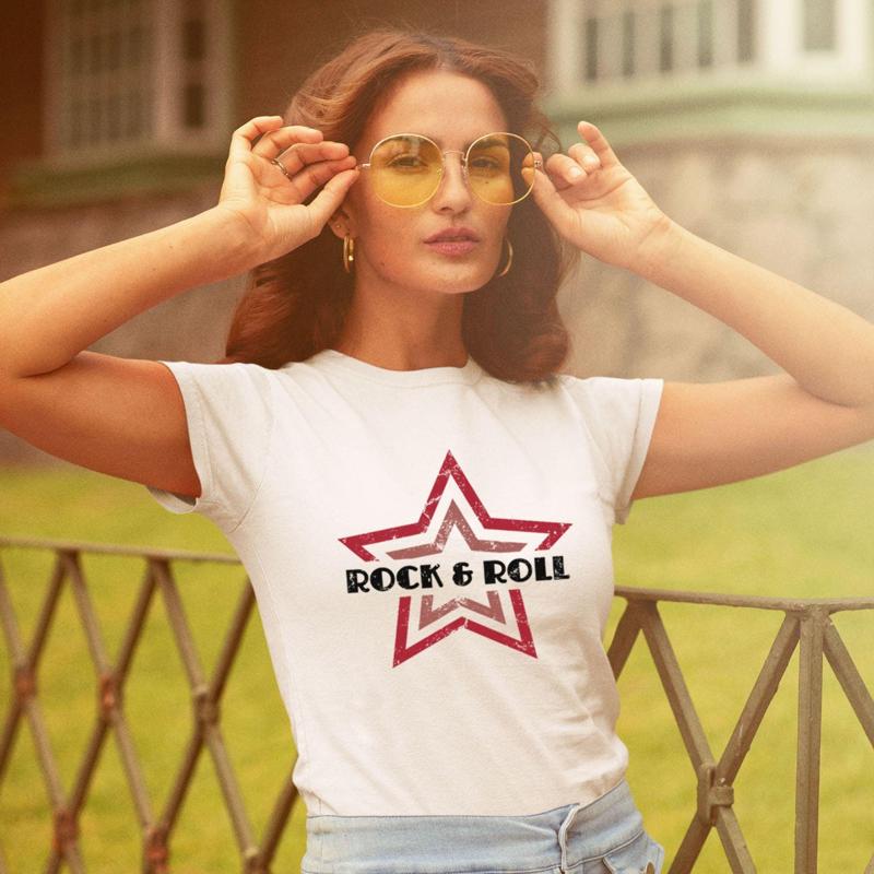 Men'S Fashion 70S - Rock N Roll T Shirt 70s
