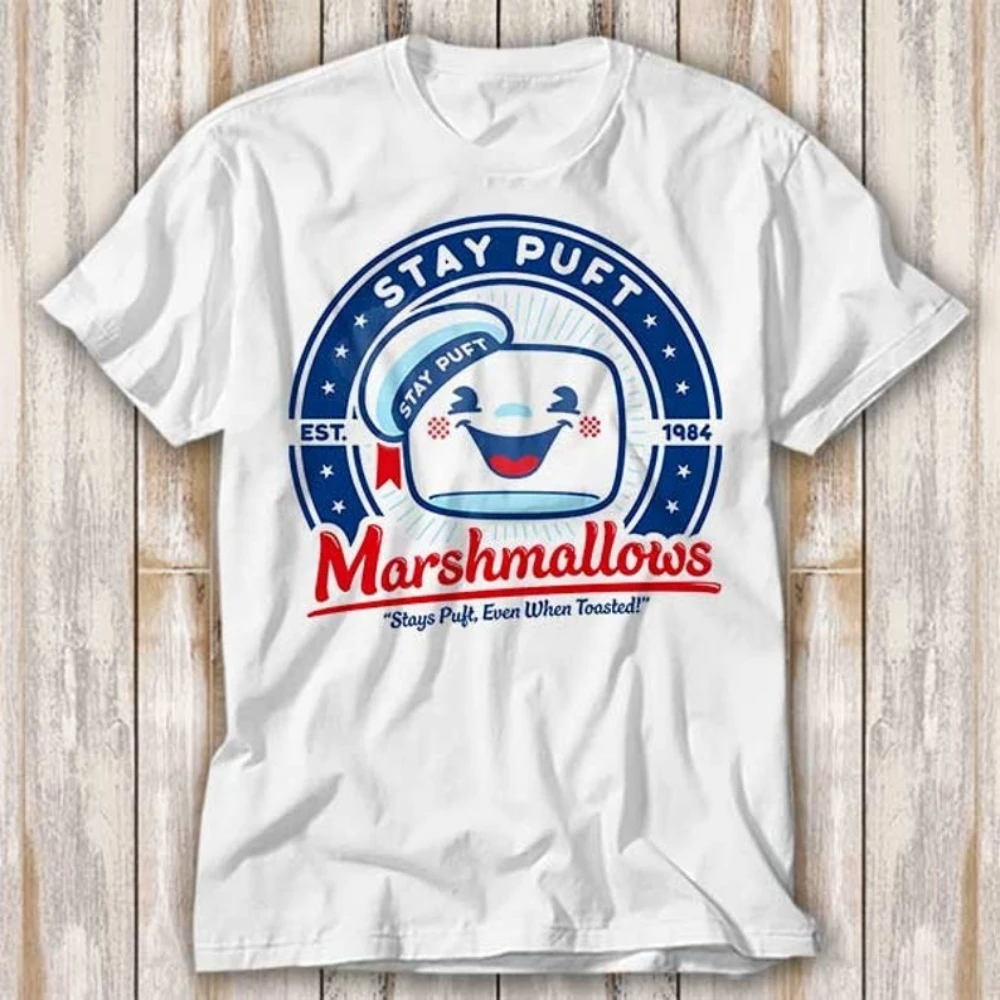 Men'S Fashion From The 80S - Ghostbusters Stay Puft Marshmallows Cult Movie