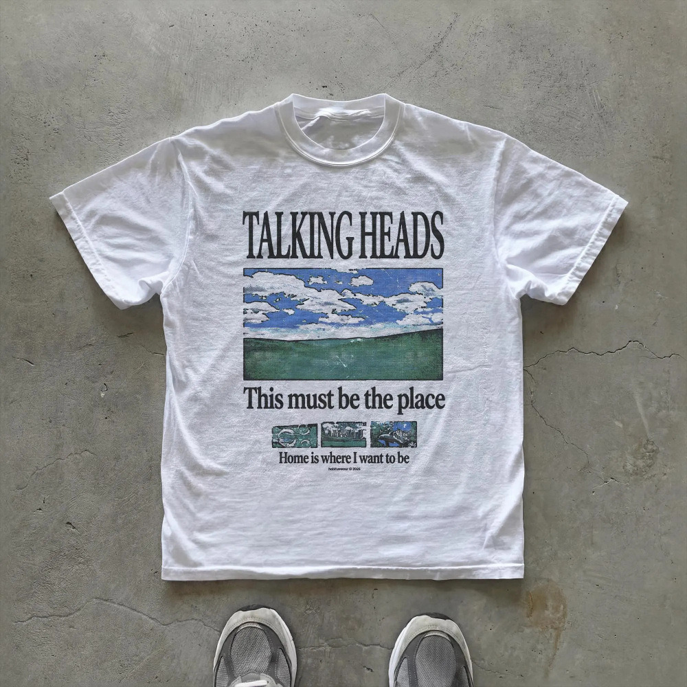 Men'S Fashion 70S - Talking Heads Graphic T-Shirt This Must