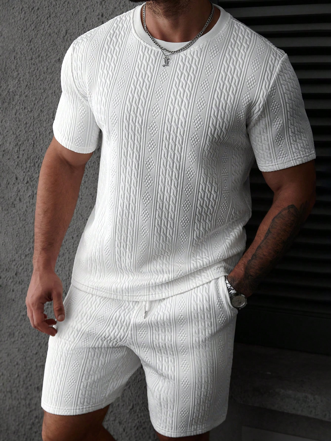 Men'S Fashion Polo - Casual men's polo shirt set, soft