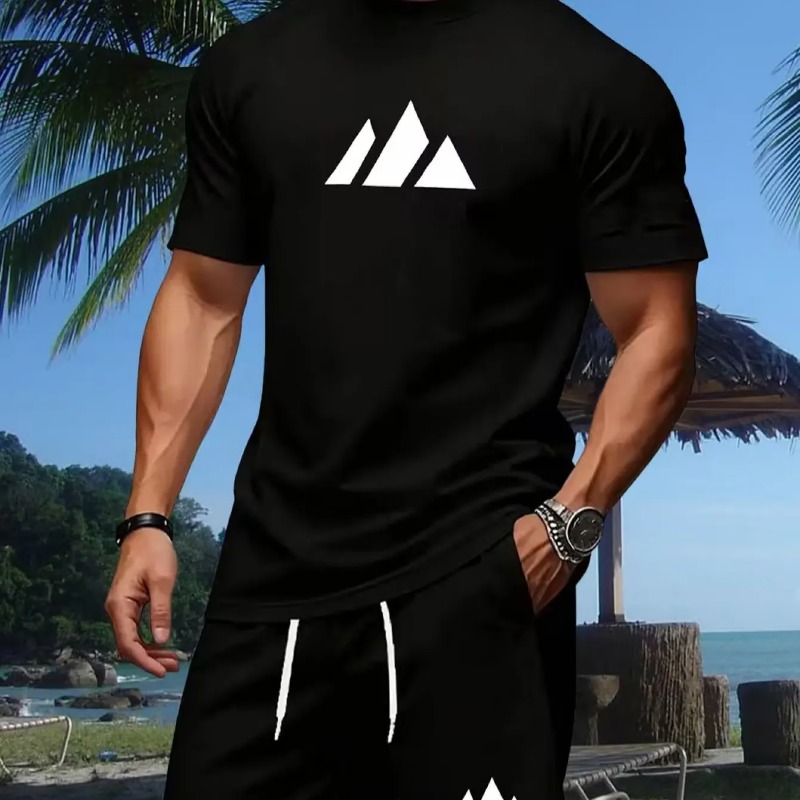 Men'S Fashion Trends 2025 - New summer fitness sportswear for men,