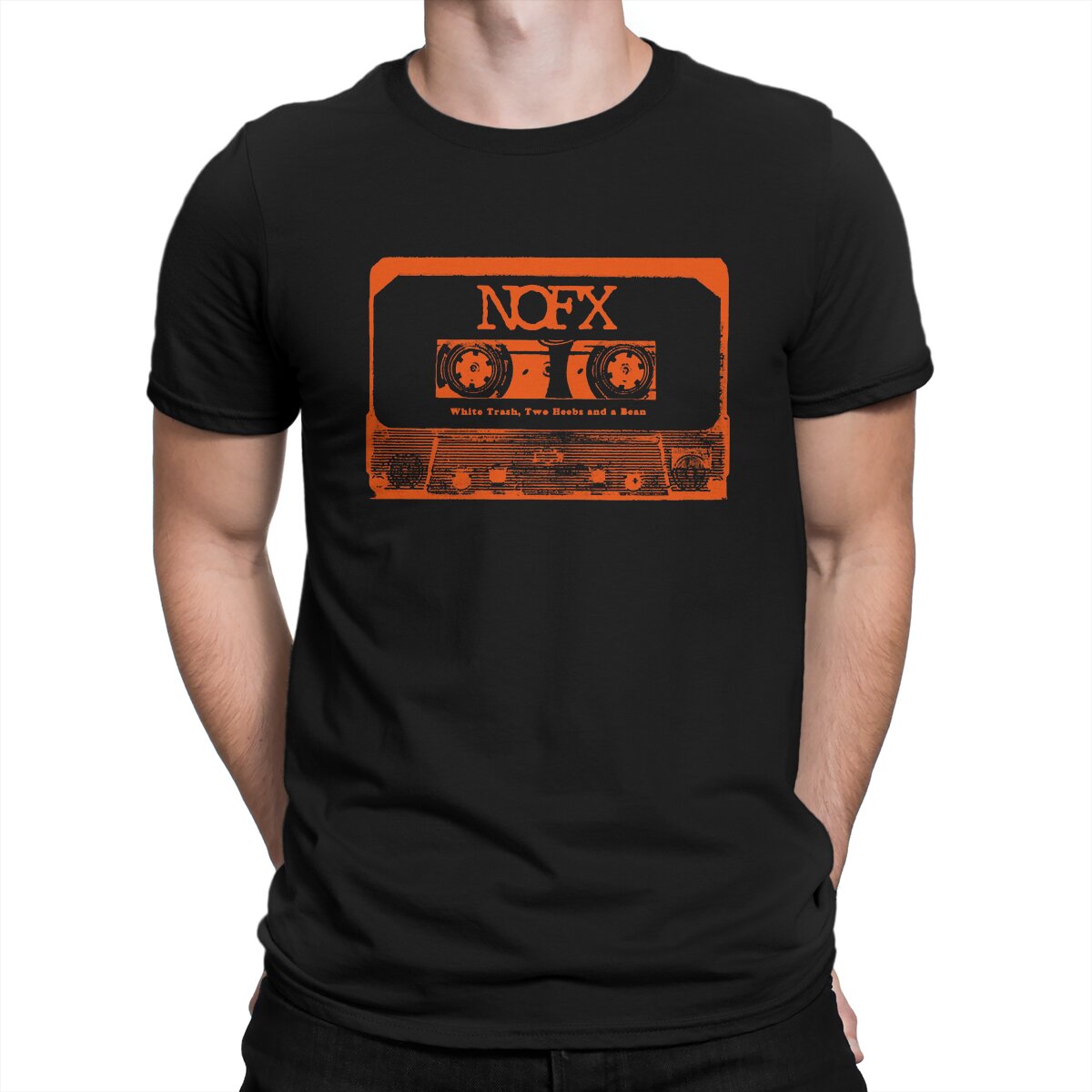 Men'S Fashion From The 80S - Nofx Cassette Tape Man's TShirt Alternative