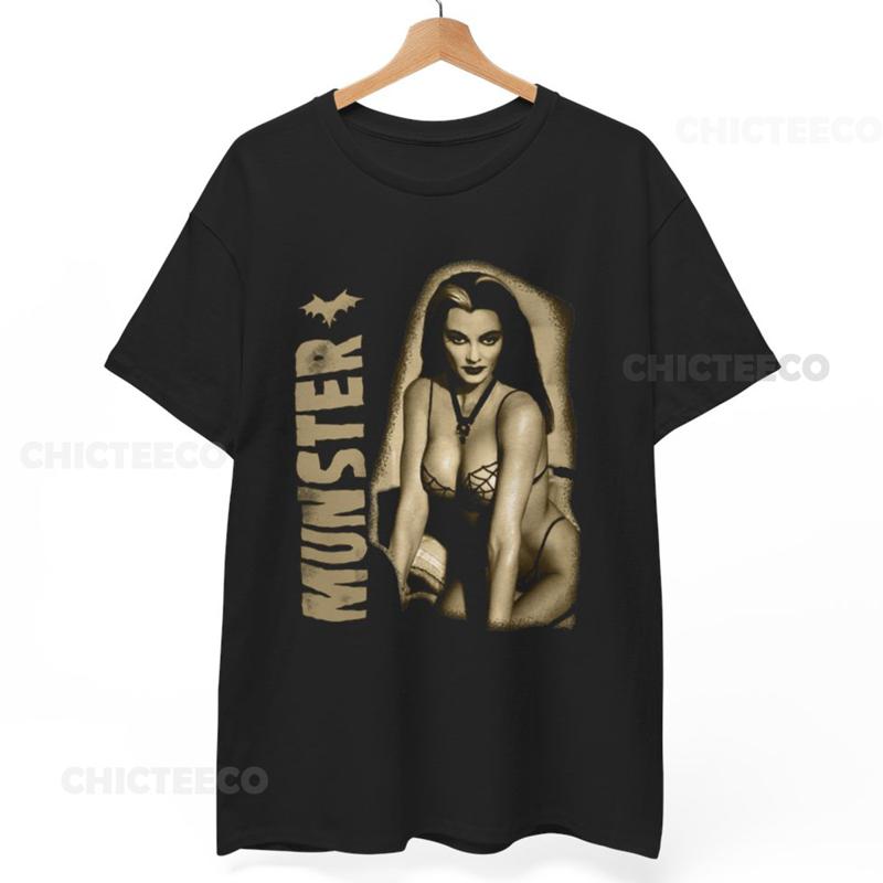 Men'S Fashion From The 80S - Lily Munster T shirt Horror Movie