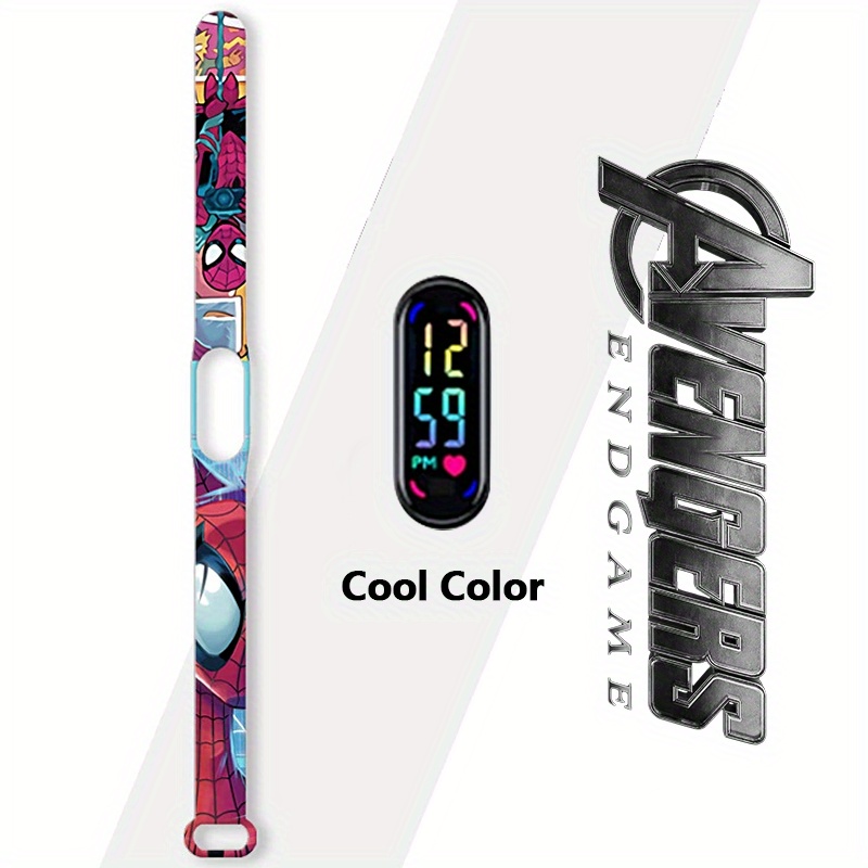 Mens Fashion Discord - Disney Marvel Spider-Man Watch Cartoon Creativity