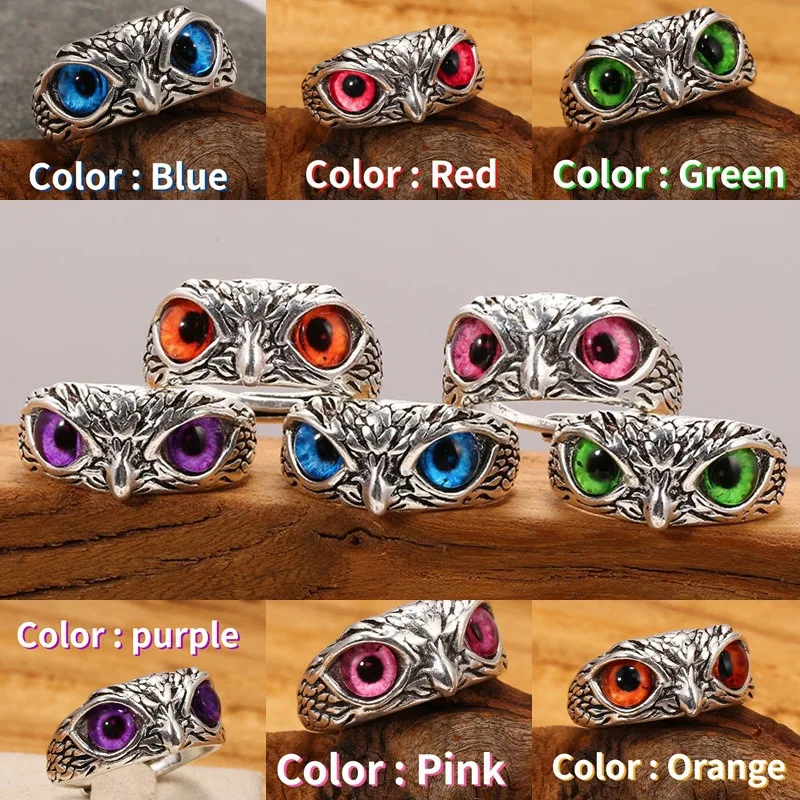 Charming Fashion Owl Ring Vint - Men'S Fashion Today 评论和价格