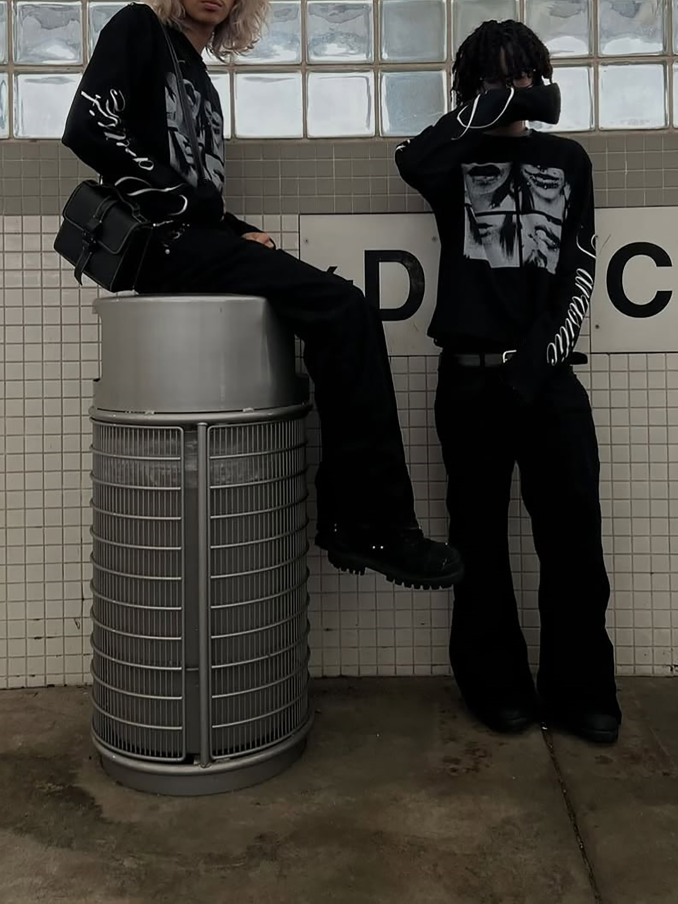 Dark style street punk unisex  - Men'S Fashion Trends 2025 评论和价格