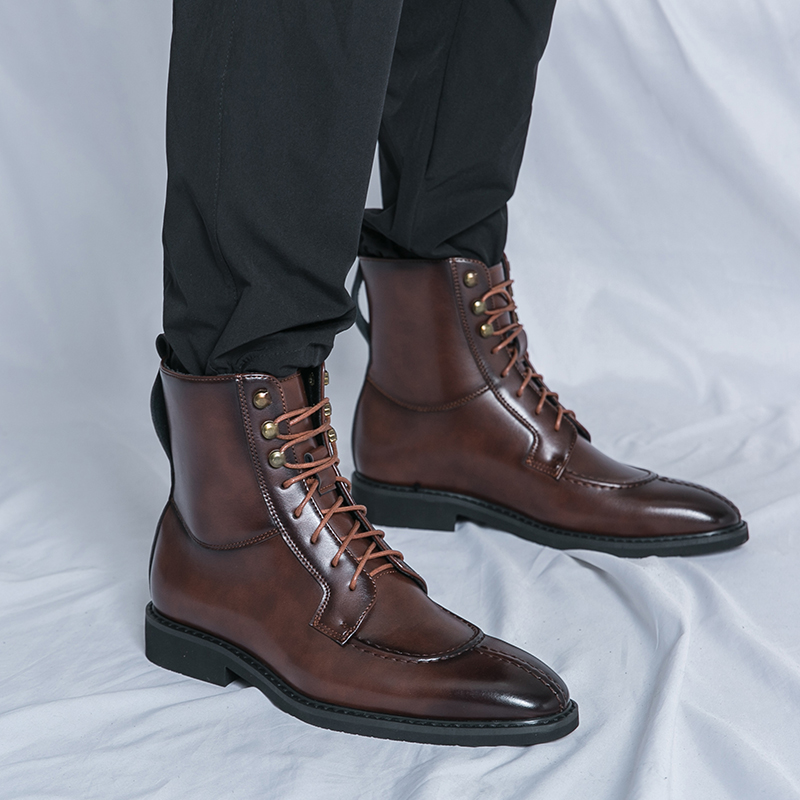 2026 New Men's Pointed Brown B - Chelsea Boots Men 评论和价格