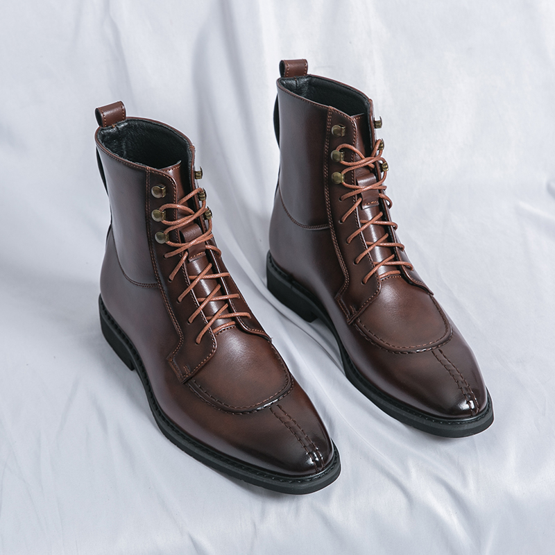 2026 New Men's Pointed Brown B - Chelsea Boots Men 评论和价格