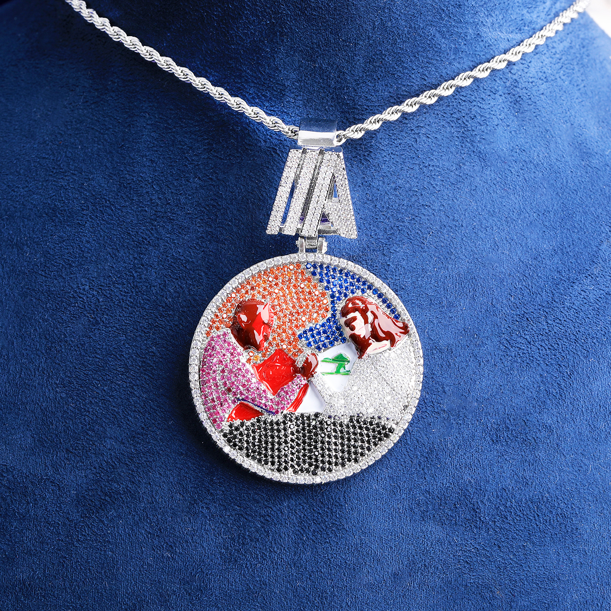 Bubble Letter Iced Out Disc Wr - Mens Fashion Discord 评论和价格
