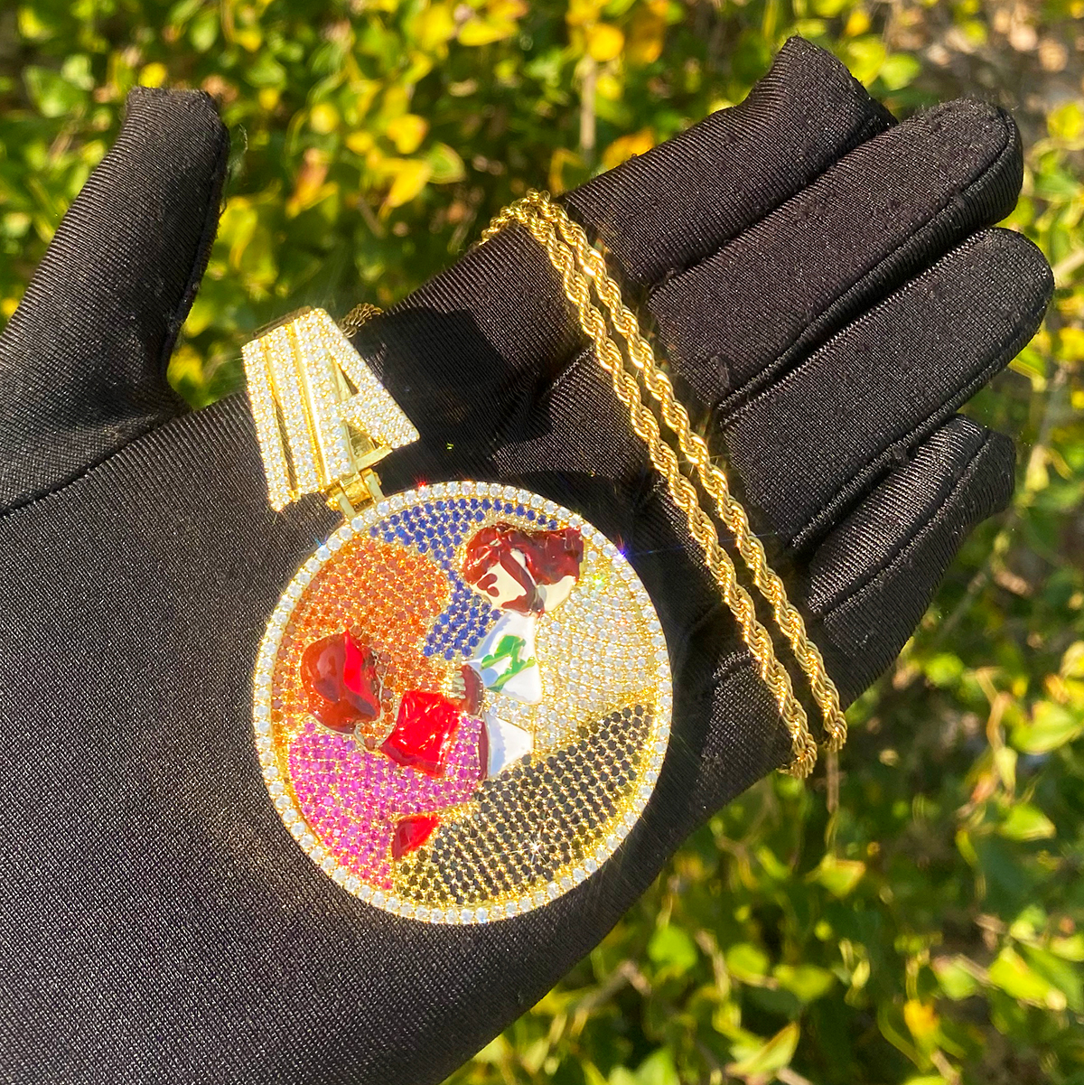 Bubble Letter Iced Out Disc Wr - Mens Fashion Discord 评论和价格