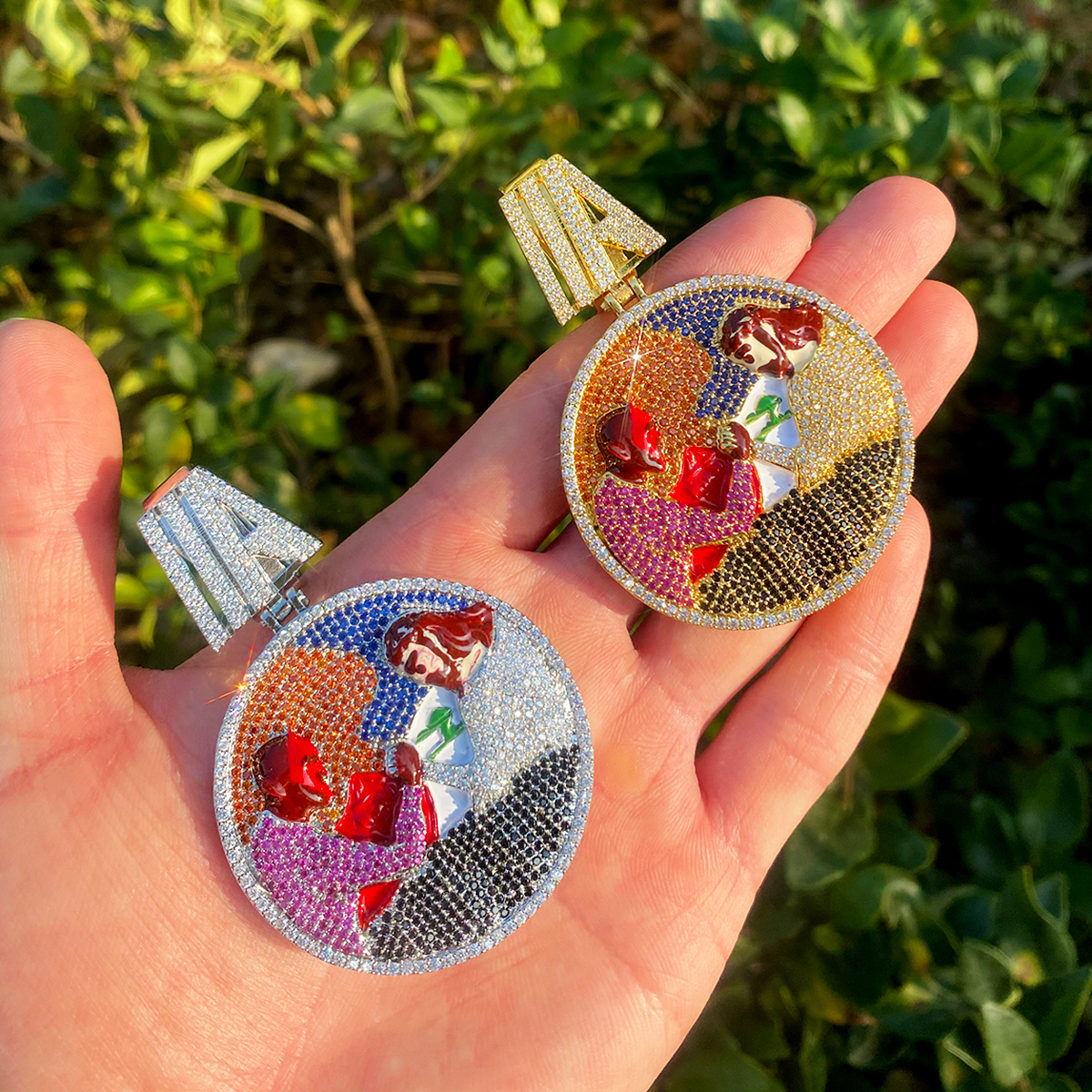 Bubble Letter Iced Out Disc Wr - Mens Fashion Discord 评论和价格