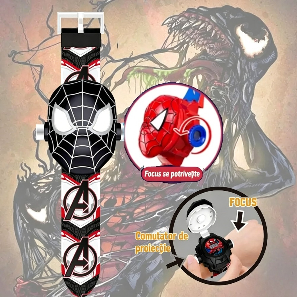 Marvel Spider-Man Noir Watch C - Mens Fashion Discord 评论和价格
