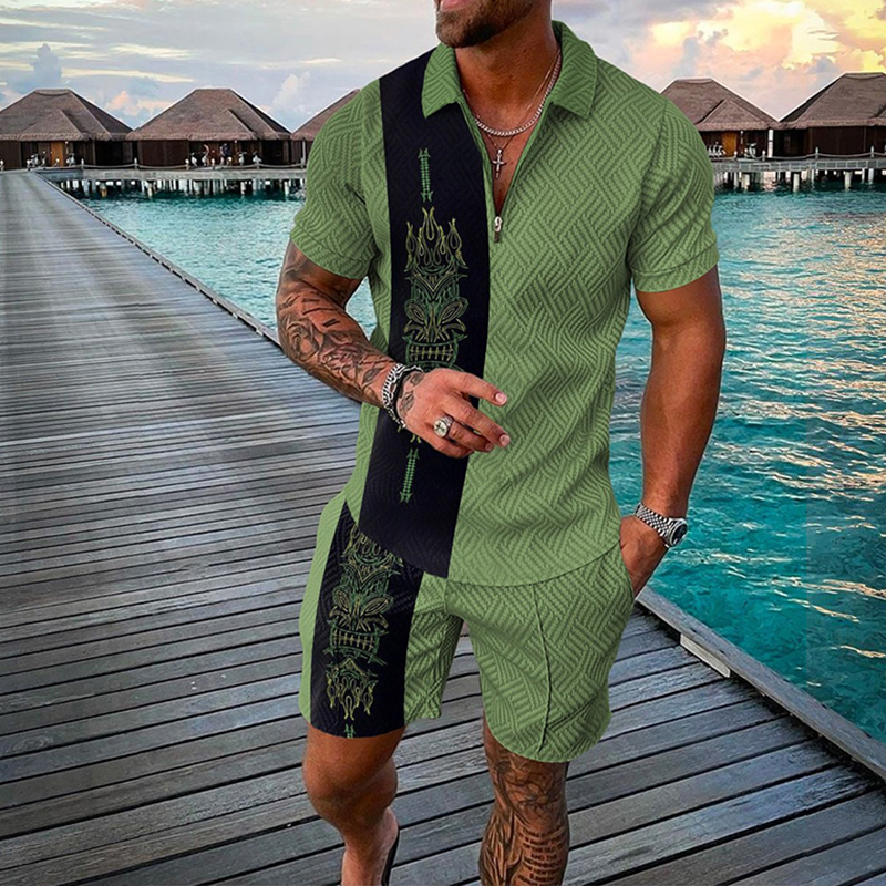 3D Print Nationality Style Men - Men'S Fashion Polo Shirt 评论和价格