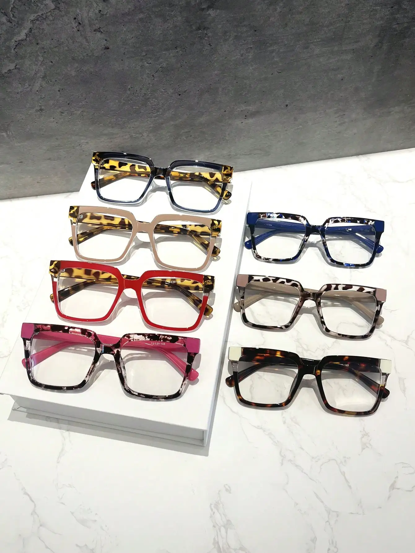 2 Pcs Fashion Anti Blue Light  - Men'S Fashion Non Prescription Glasses 评论和价格