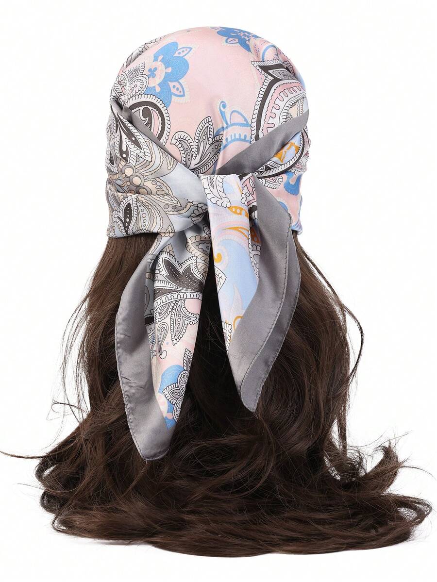 27 Inch Vintage Paisley Print  - Men'S Fashion Head Scarf 评论和价格
