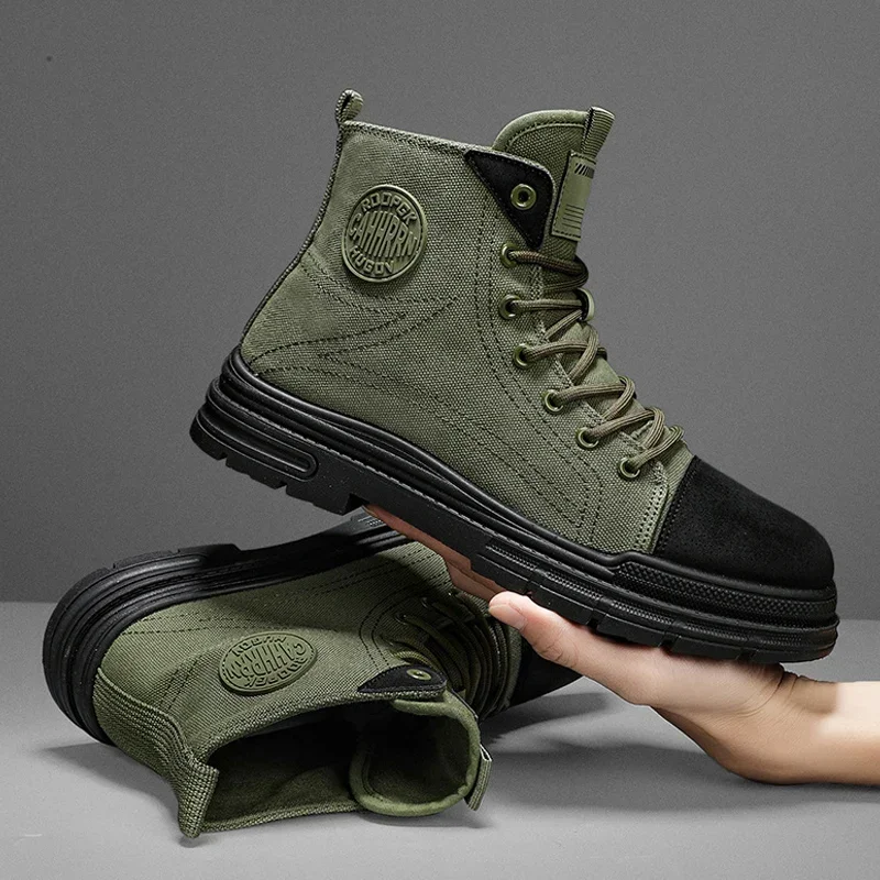 2026 Mens Boots Casual Canvas  - Chelsea Boots Men 评论和价格