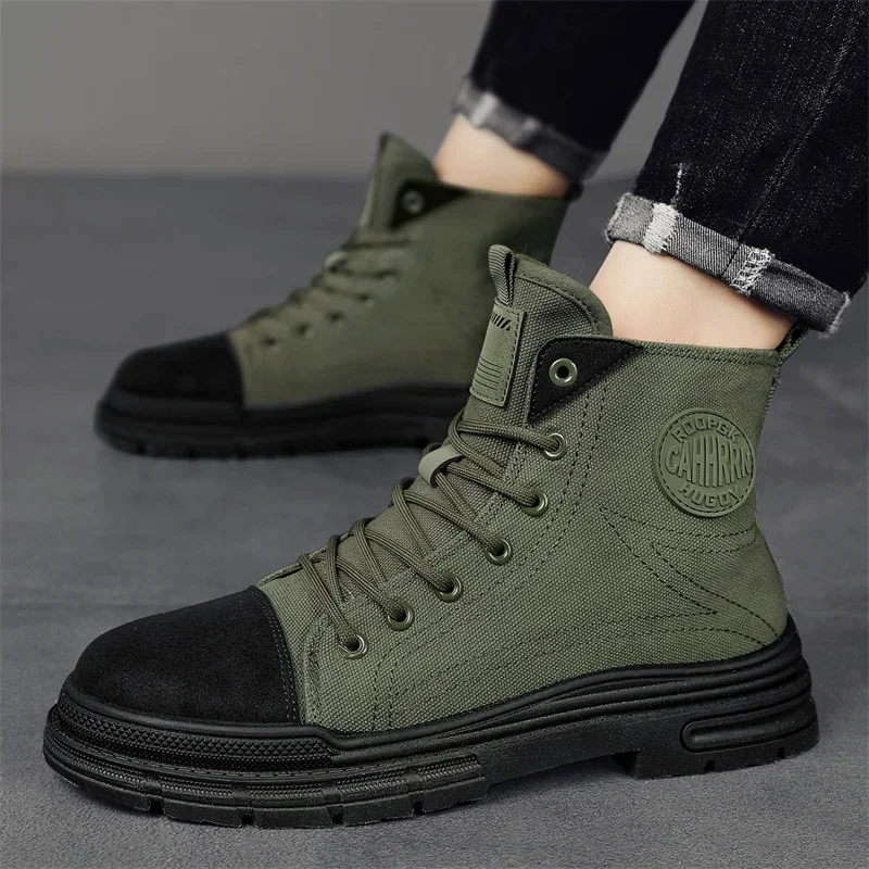 2026 Mens Boots Casual Canvas  - Chelsea Boots Men 评论和价格