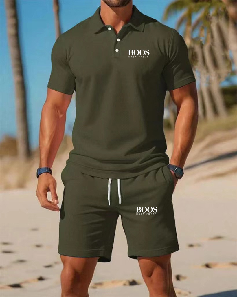 New men's business casual shor - Men'S Fashion Polo Shirt 评论和价格