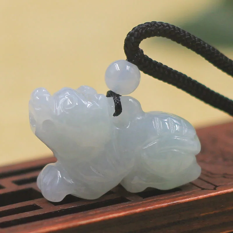 Natural Emerald Chinese Three  - Men'S Fashion Necklaces 评论和价格