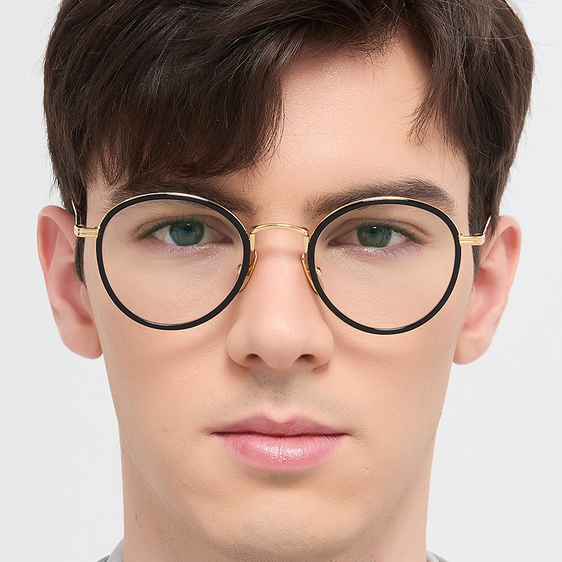 Fashion Oval Men Titanium Glas - Men'S Fashion Glasses 2026 评论和价格