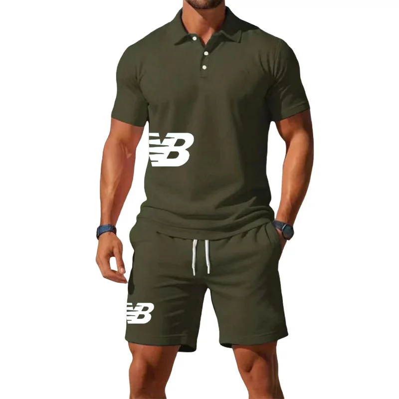 Men's summer short-sleeved pol - Men'S Fashion Polo Shirt 评论和价格
