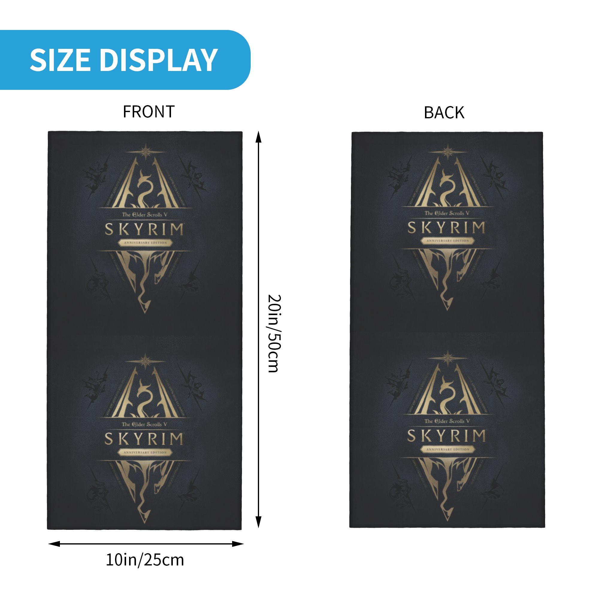 Custom Skyrim Logo Bandana Win - Men'S Fashion Logo 评论和价格