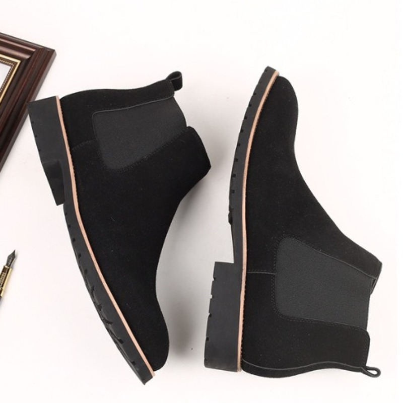 Men Ankle Boots British Style  - Chelsea Boots Men 评论和价格