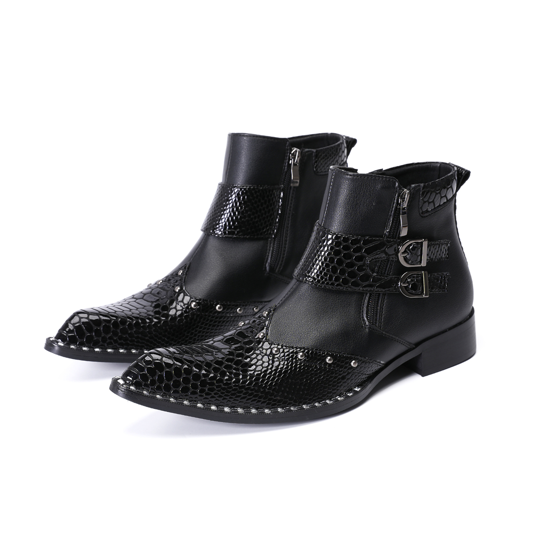 fashion rivets pointed toe men - Mens Fashion Dress Shoes 评论和价格