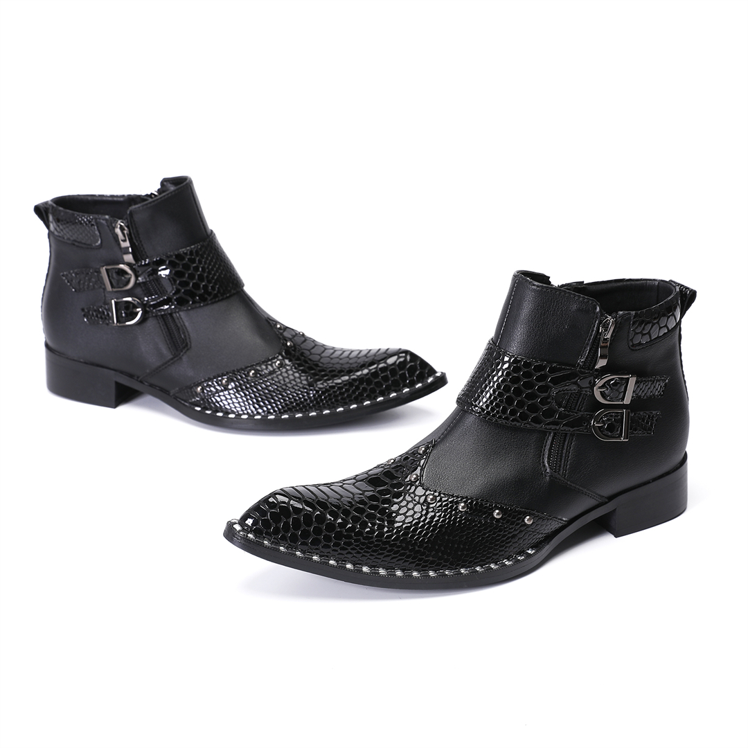 fashion rivets pointed toe men - Mens Fashion Dress Shoes 评论和价格