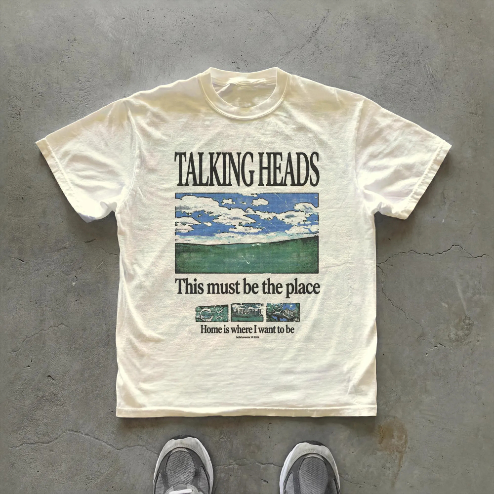 Talking Heads Graphic T-Shirt  - Men'S Fashion 70S 评论和价格