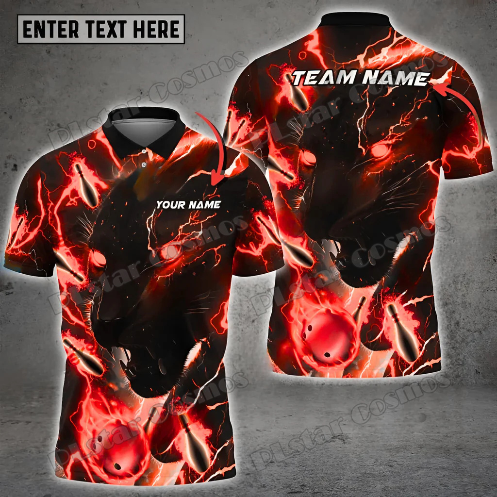 Bowling & Pins Black Panther P - Men'S Fashion Polo Shirt 评论和价格