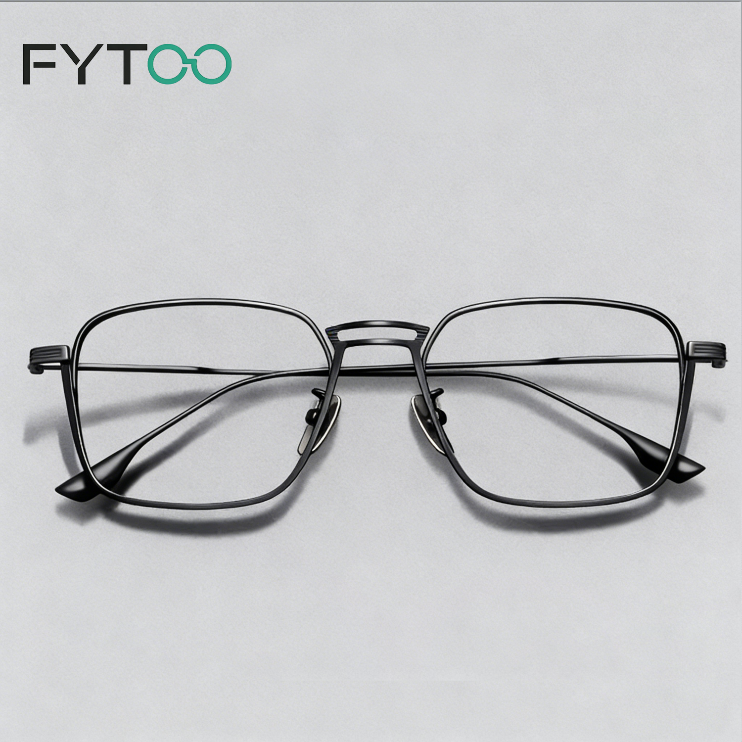 FYTOOMetal Frame Plain Eyeglas - Men'S Fashion Non Prescription Glasses 评论和价格