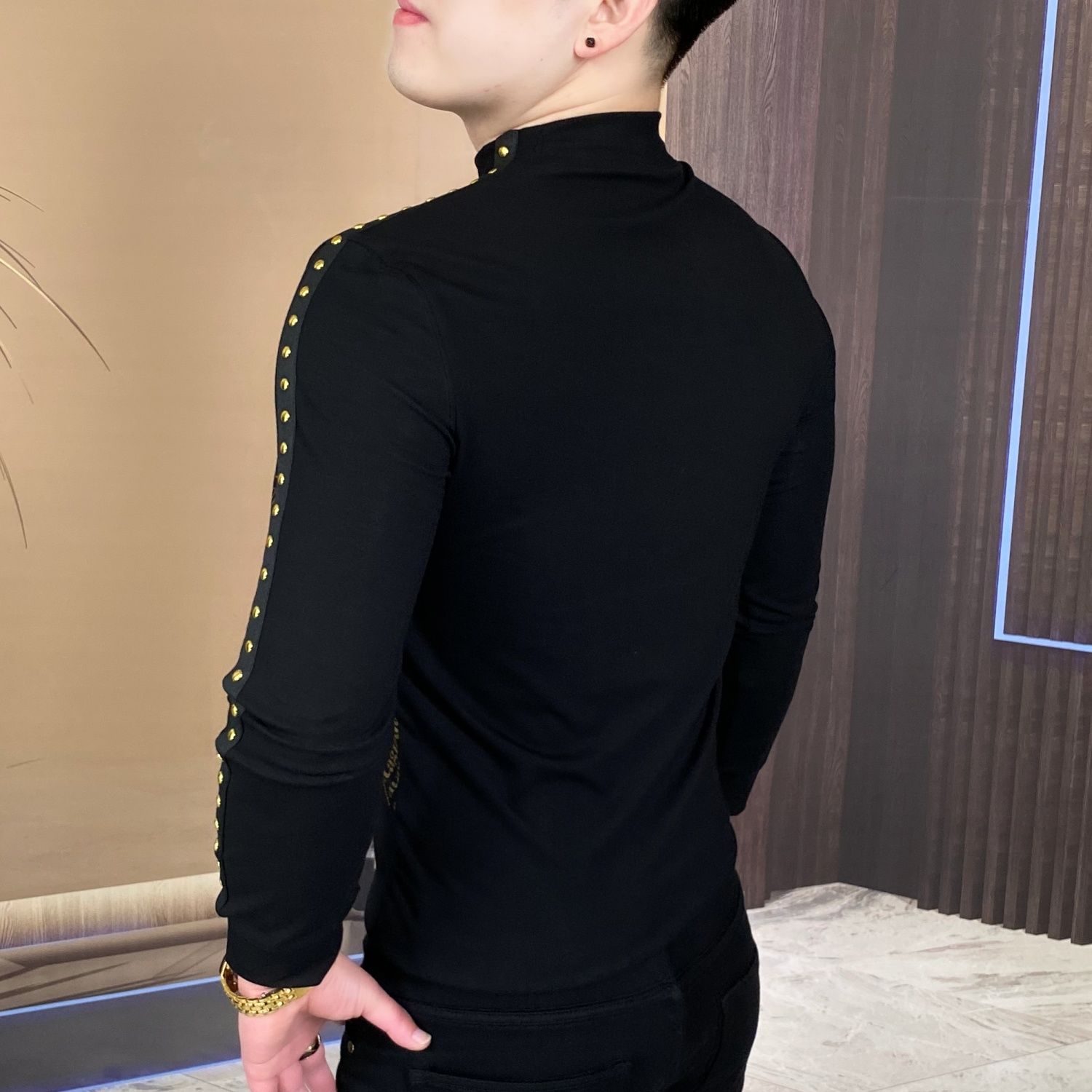 New long-sleeved tops for fash - Men'S Fashion Trends 2025 评论和价格