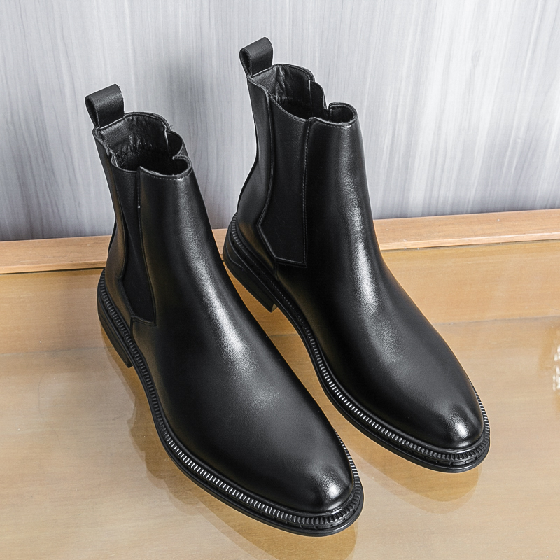 British Style Chelsea Men's Bo - Chelsea Boots Men 评论和价格