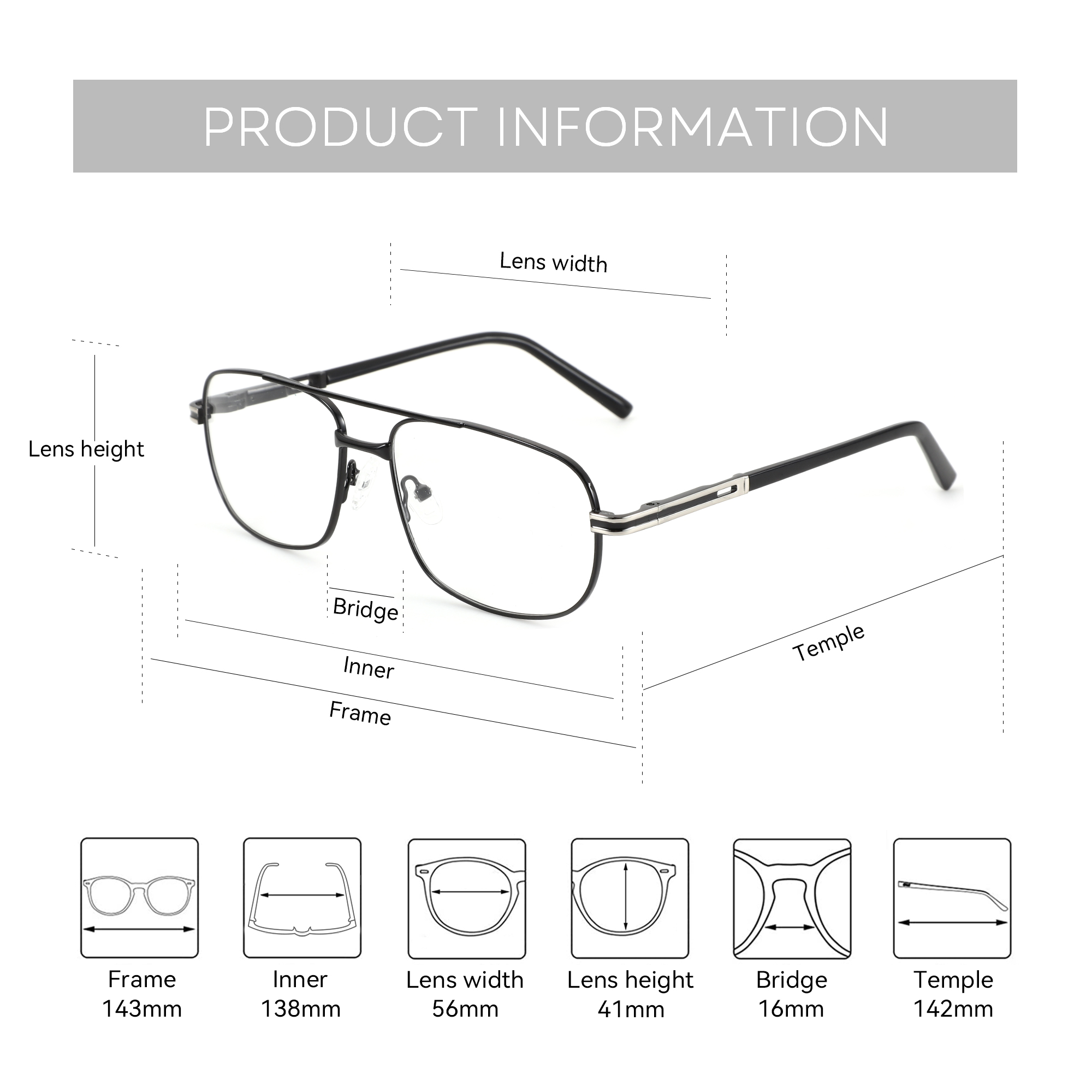ZENOTTIC (XL Size) 2026 Fashio - Men'S Fashion Glasses 2026 评论和价格