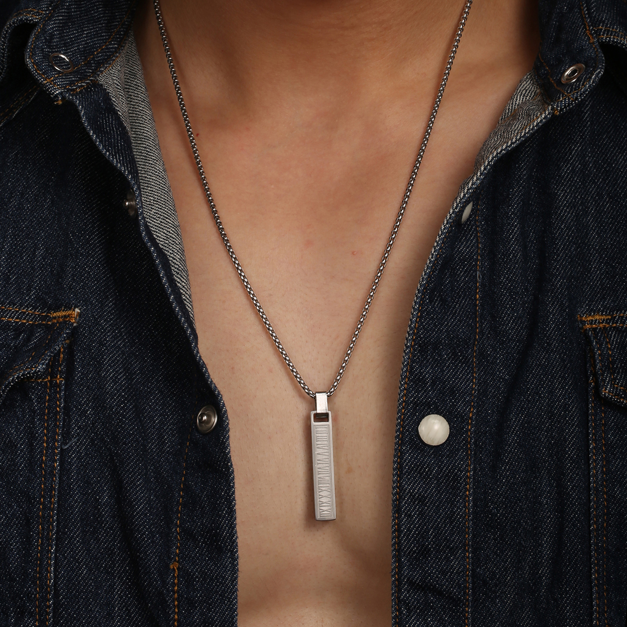 1PC INGAX Fashion Stainless St - Men'S Fashion 70S 评论和价格