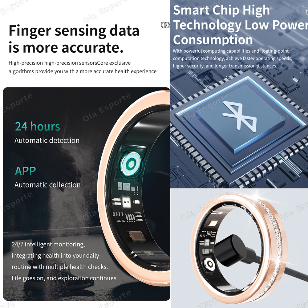 2026 New Smart Ring Lady Heart - Men'S Fashion Rings 评论和价格