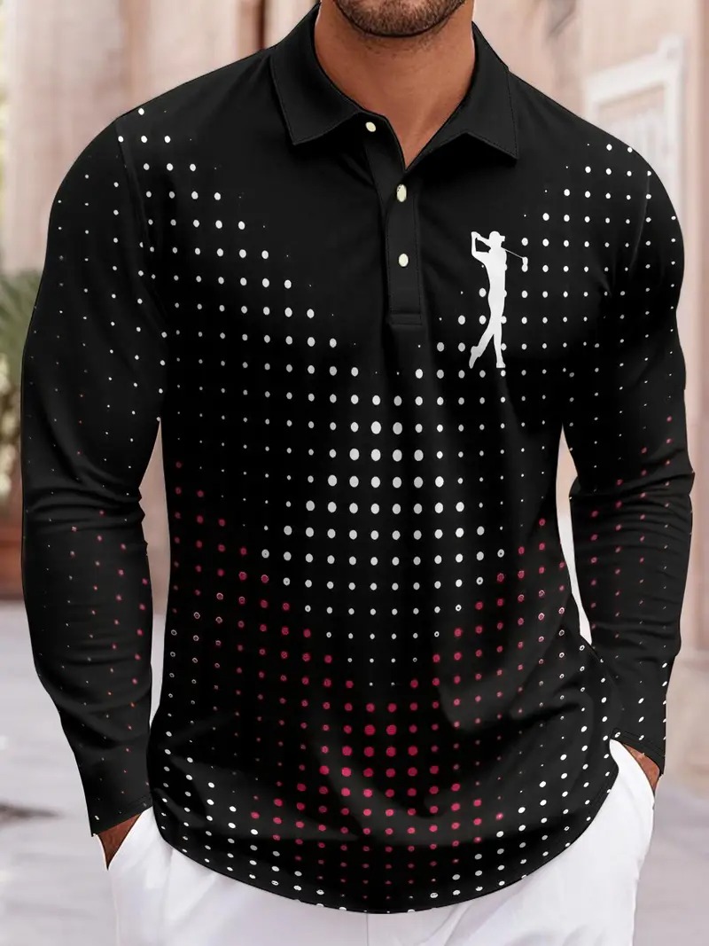 Fashion geometric pattern men' - Men'S Fashion Golf Clothing 评论和价格