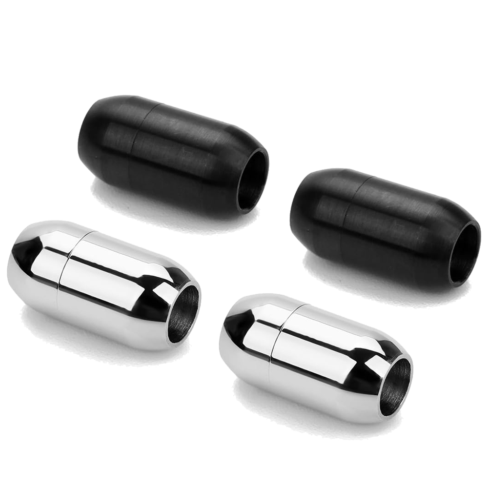 2pcs Stainless Steel Magnetic  - Men'S Fashion Necklaces 评论和价格