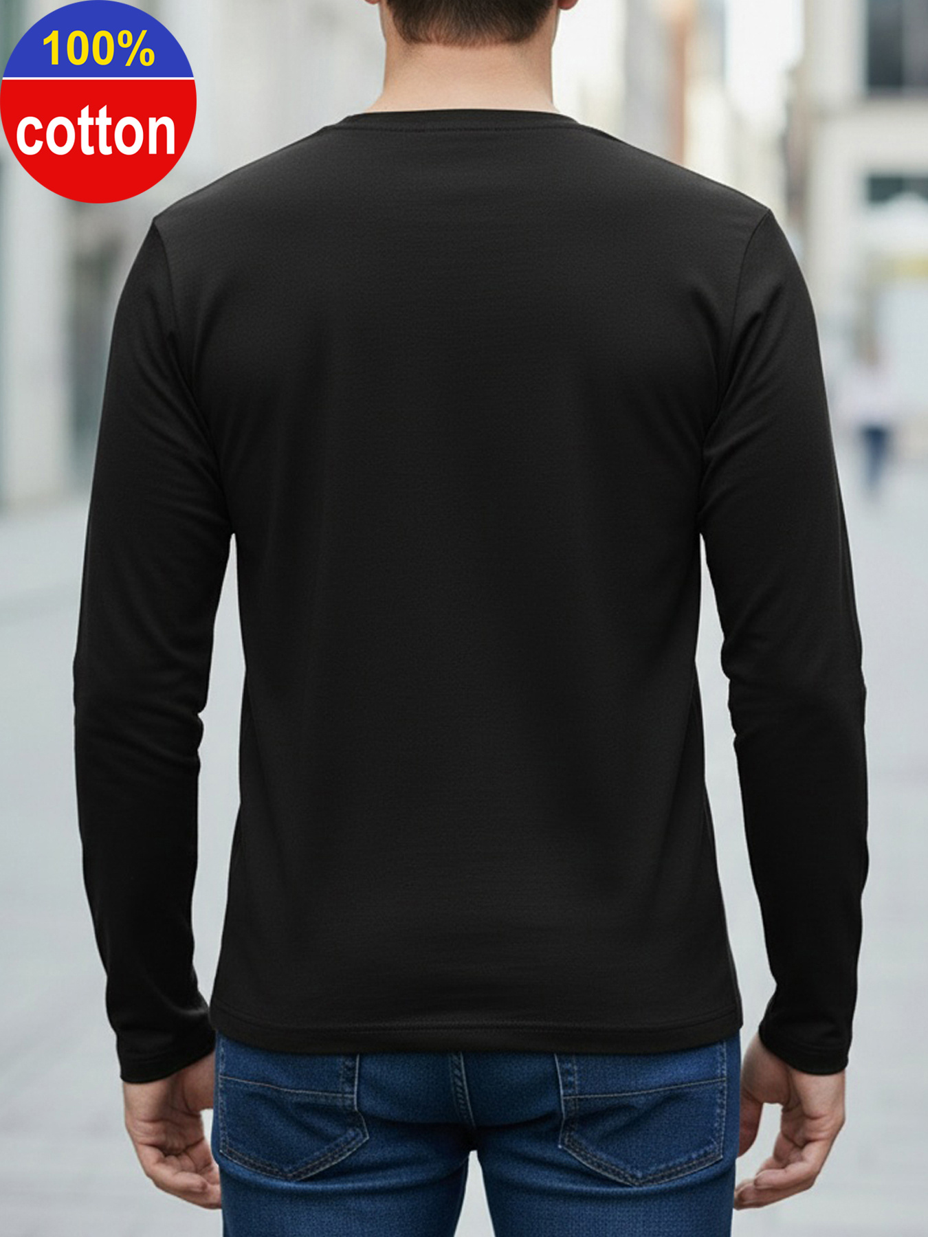 100% pure cotton men's long sl - Men'S Fashion Trends 2025 评论和价格