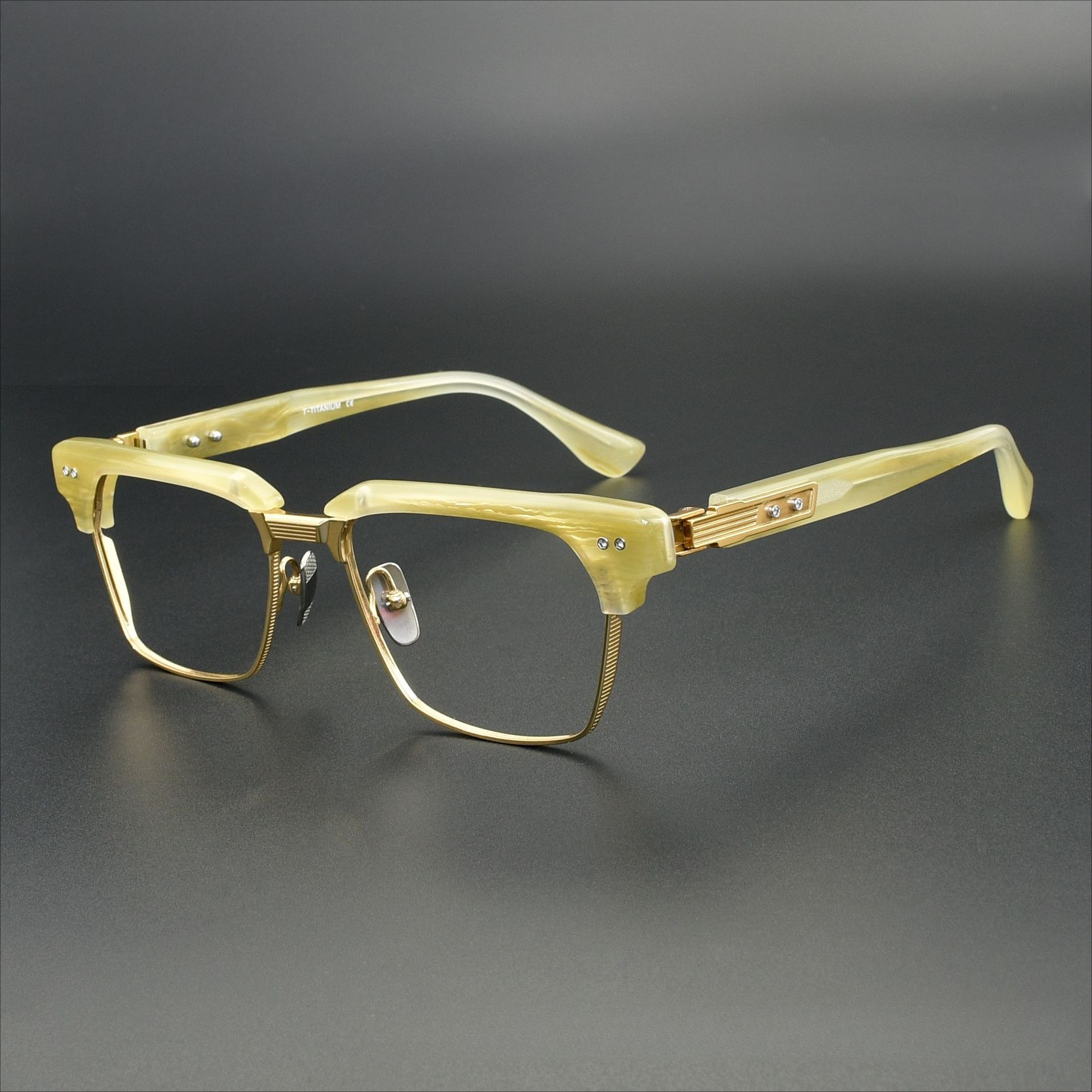 2026 Retro Square Fashion Busi - Men'S Fashion Glasses 2026 评论和价格