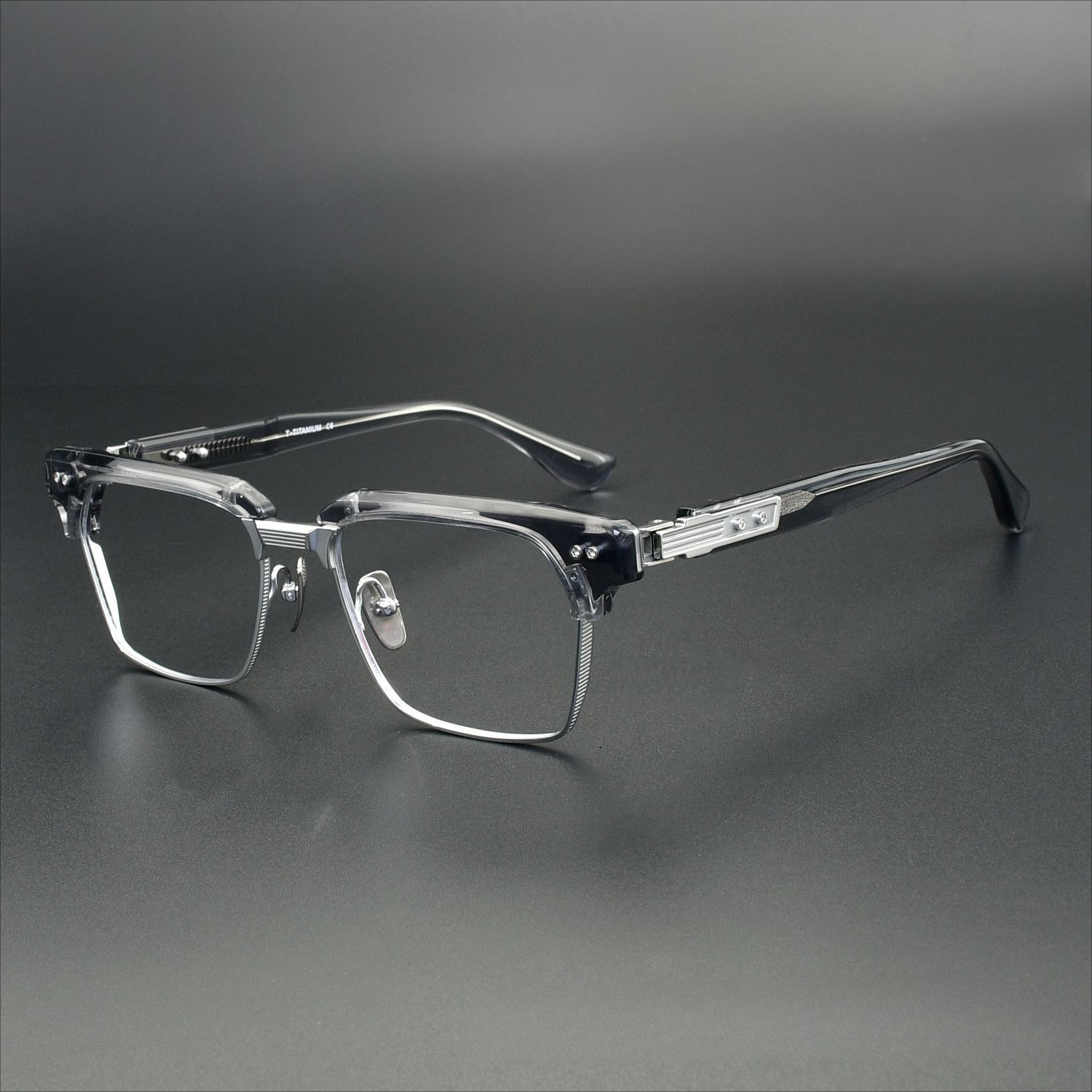 2026 Retro Square Fashion Busi - Men'S Fashion Glasses 2026 评论和价格
