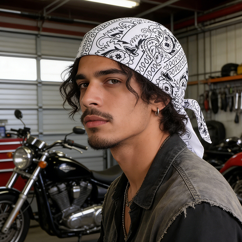 Summer Unisex Hat Breathable L - Men'S Fashion Head Scarf 评论和价格