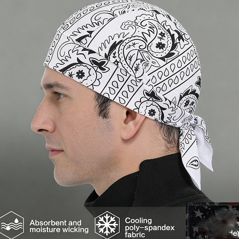 Summer Unisex Hat Breathable L - Men'S Fashion Head Scarf 评论和价格