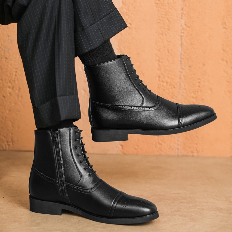 Luxury Men's Boots New High-to - Mens Fashion Dress Shoes 评论和价格