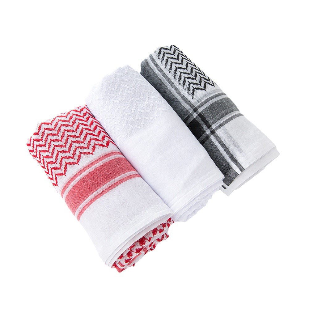 140*140cm Arab Men Square Keff - Men'S Fashion Head Scarf 评论和价格